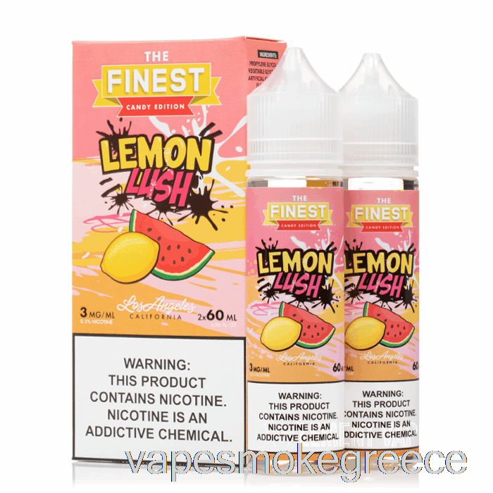 Vape Greece Lemon Lush - η καλύτερη έκδοση καραμέλας - 120ml 6mg